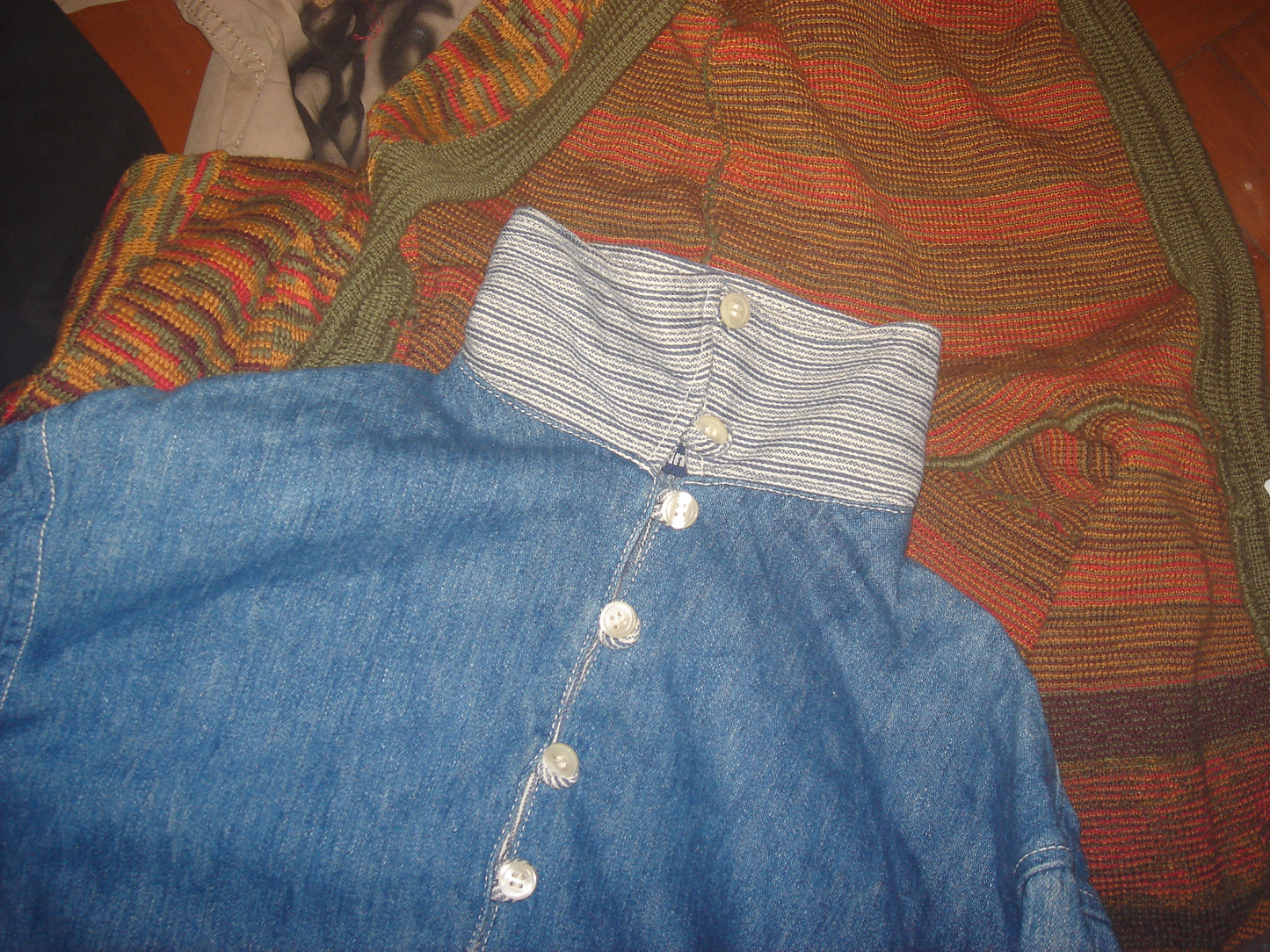 awesome 70s denim dress
