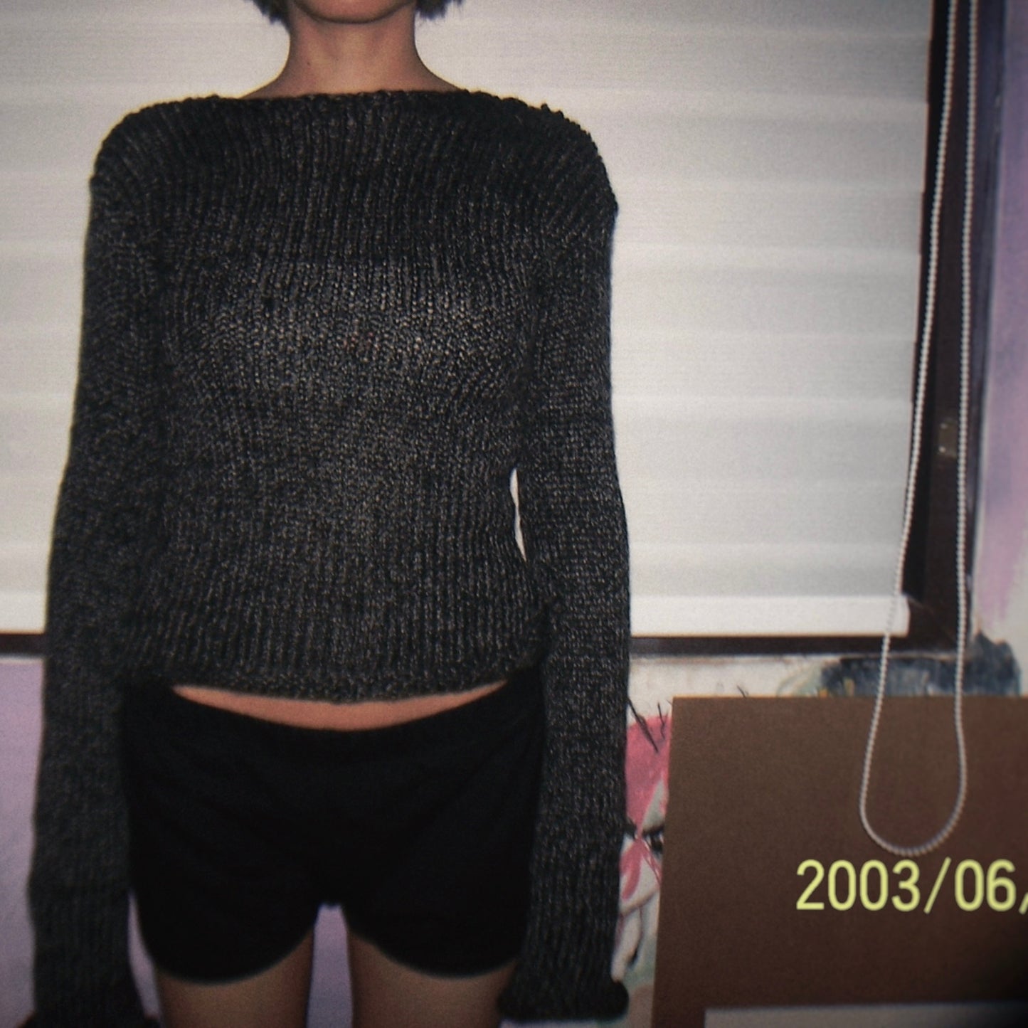 ?gluE coal sweater
