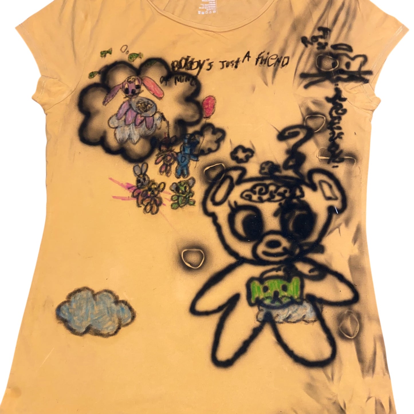 ?gluE upcycled tee