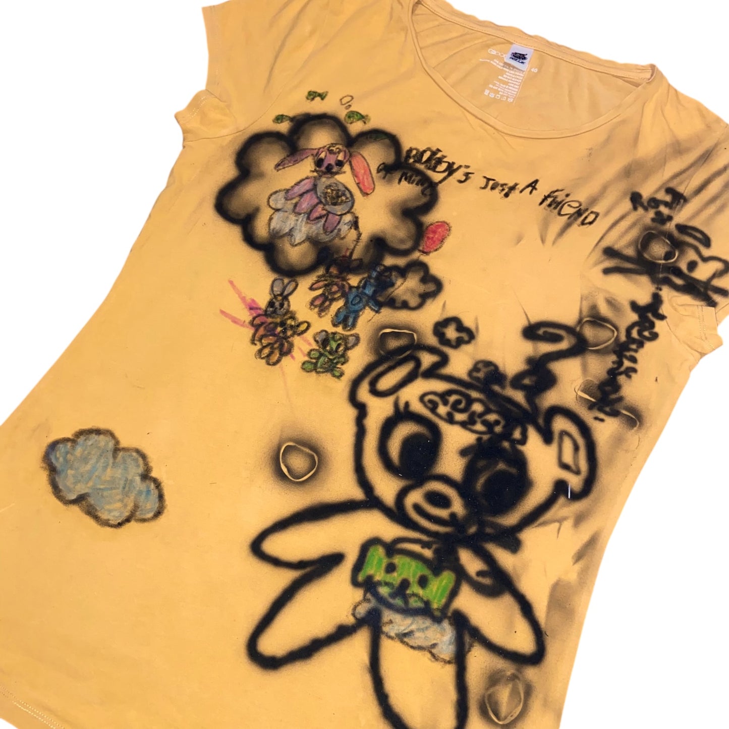 ?gluE upcycled tee