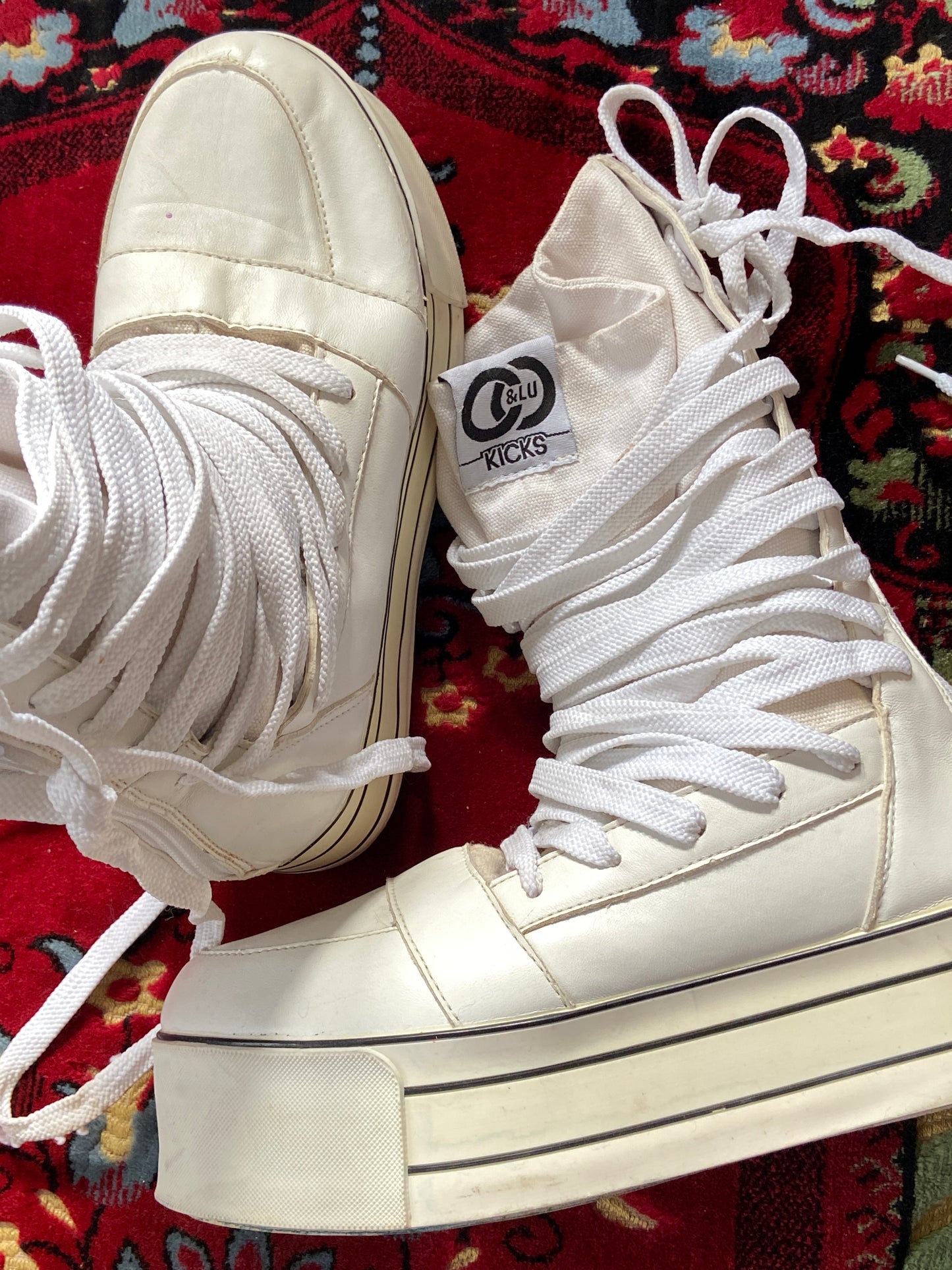 Vintage CO&LU-COCOLULU-ココルル multi-lace platforms - Archive piece