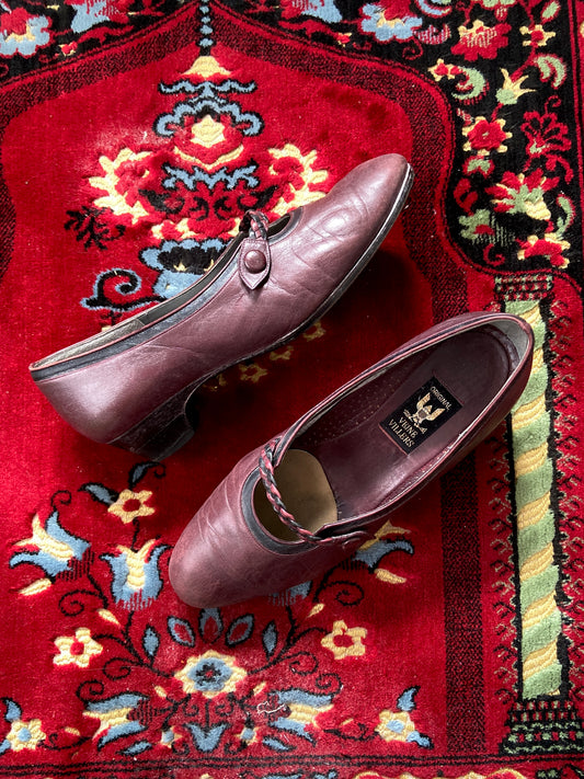 Original Veine Villers Oxblood Mary Jane