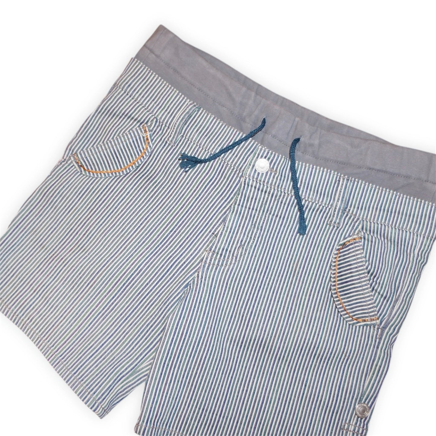 [UNKNOWN BRAND] double layered striped shorts