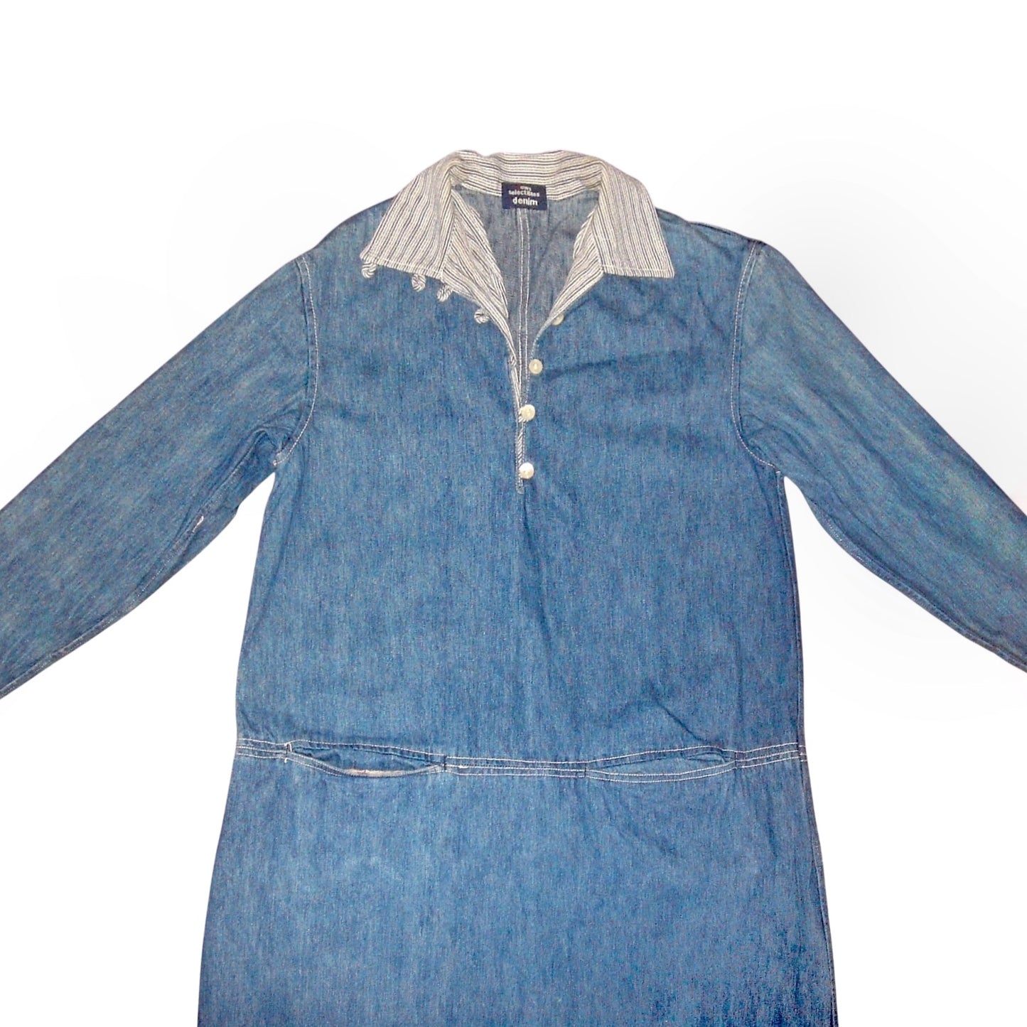 awesome 70s denim dress