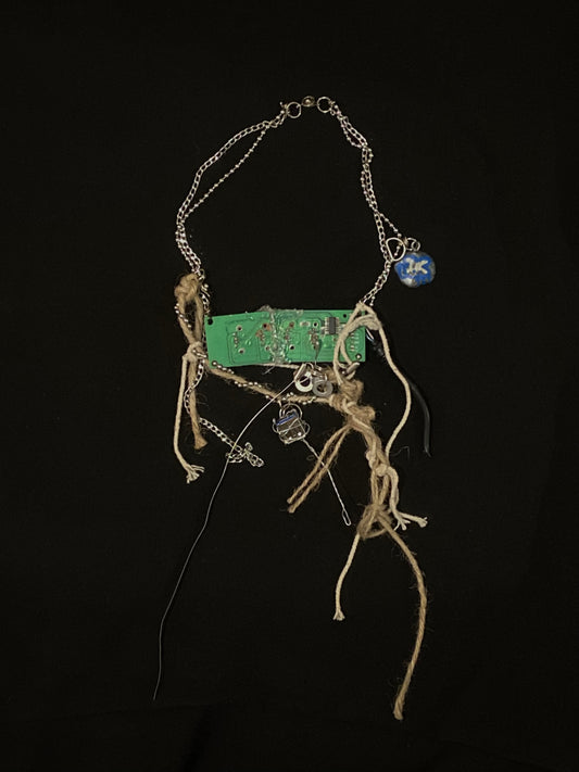 Trash Tech necklace
