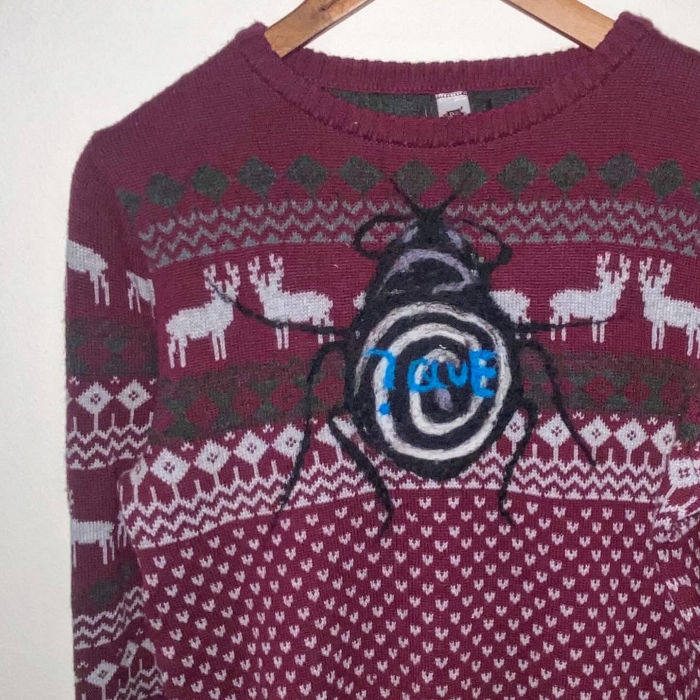 A very normal sweater