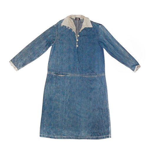 awesome 70s denim dress