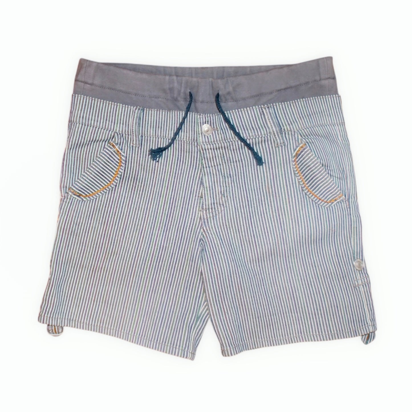 [UNKNOWN BRAND] double layered striped shorts